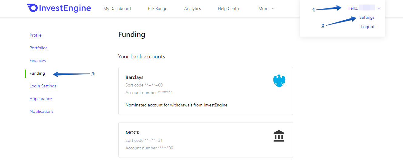 how-do-i-change-my-bank-account-for-withdrawals-investengine